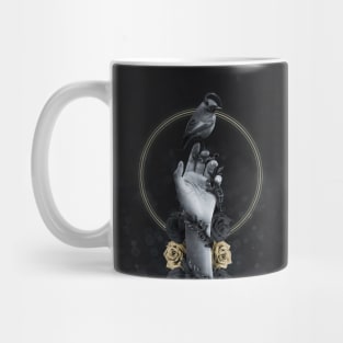 Bird on a hand Mug